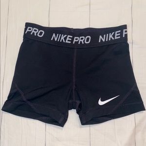 Black Nike Pro Spandex